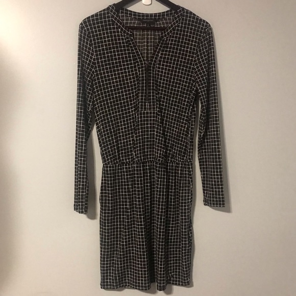 Banana Republic Dress Black and White Small. - Picture 4 of 12